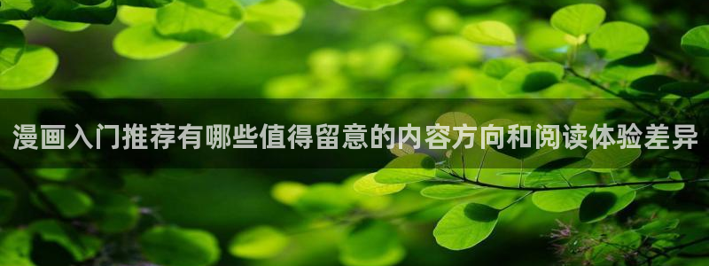 热门日漫:漫画入门推荐有哪些值得留意的内容方向和阅读体验差异
