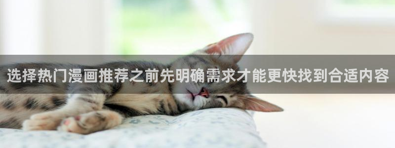 漫画章节更新:选择热门漫画推荐之前先明确需求才能更快找到合适内容